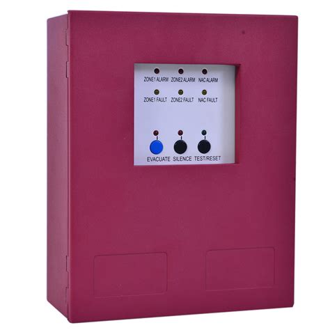 Low Price 2 Zone Wire Fire Alarm Control Panel With Sound Output