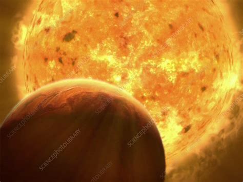Red Giant Sun Engulfing Earth Stock Video Clip K0027041 Science