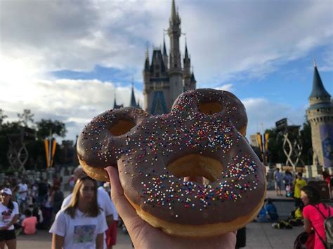 mickey celebration donut remians in magic kingdom at new location chip and company magic
