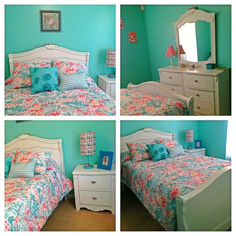 Turquoise And Coral Girls Bedroom Turquoise Bedroom Decor Bedroom Turquoise Teal Bedroom