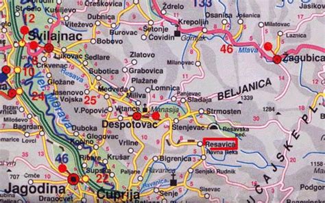 Despotovac Mapa Srbije Superjoden