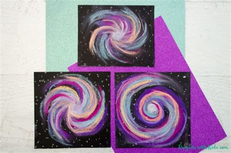 Awesome Galaxy Chalk Pastel Art Project For Kids Projects With Kids