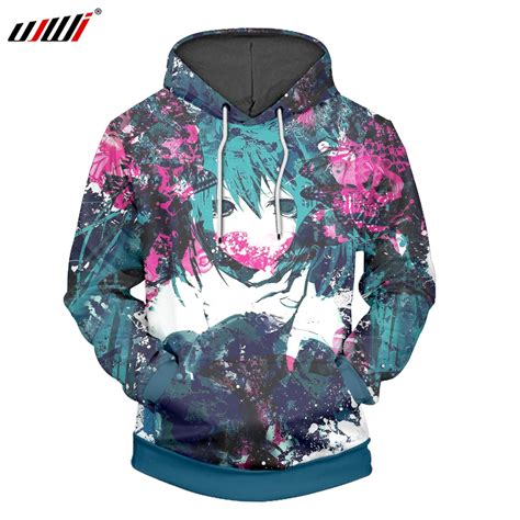 Buy Ujwi 3d Printed Hatsune Miku Hoodies Sweatshirts