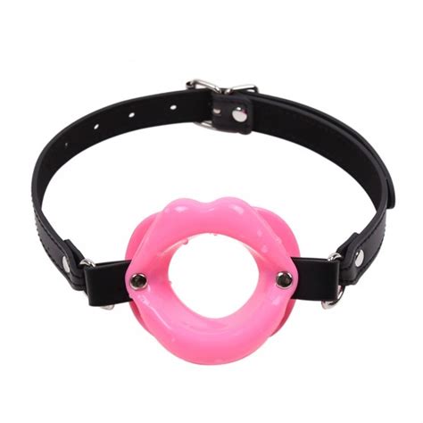 Bondage Mouth Gag Leather Head Harness Bdsm Gear Ball Gags Force Mouth Open