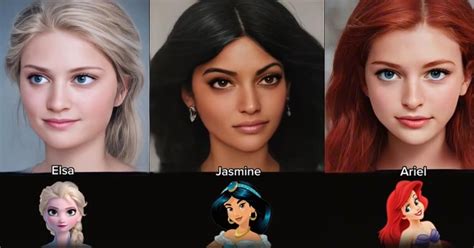 Heres What Disney Princesses Would Look Like In Real Life According To Ai