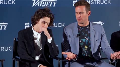 armie hammer and timothée chalamet behind the scenes youtube