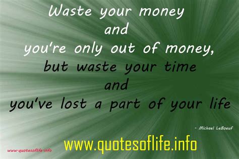 Famous Quotes About Wasting Money Quotesgram