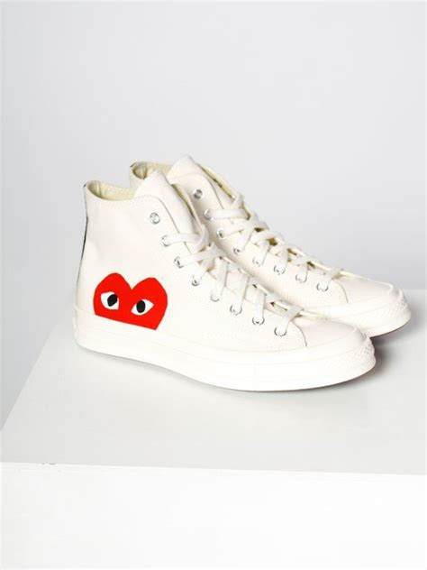 Play Red Heart Converse Chuck All Star 70 High Sizes Are Shown In