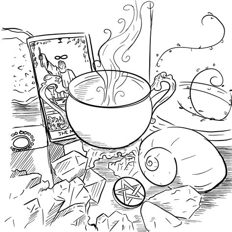 The story of abraham and sarah in genesis tells the story of how god keeps his promises. Magick Altar Download Printable Coloring Page Downloadable ...