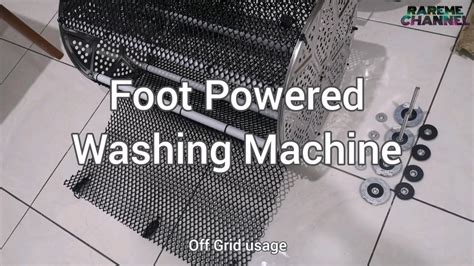 Off Grid Washing Machine Foot Powered Youtube