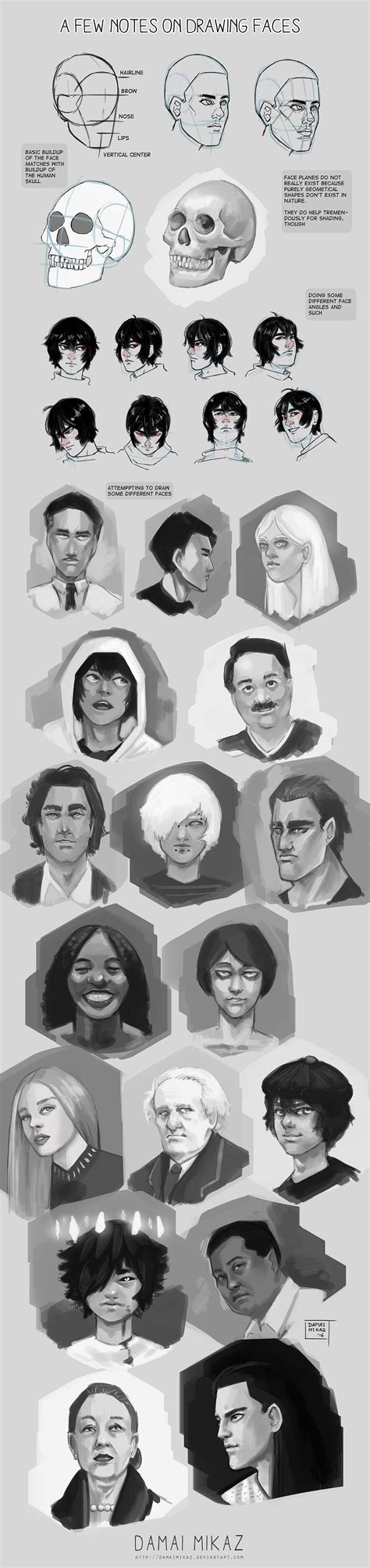 Sketchdump June 2016 Faces By Damaimikaz On Deviantart