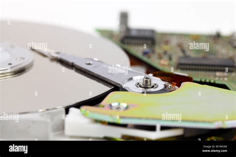 Hard Disk Drive Components Stock Photo Alamy