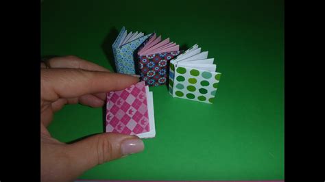 diy origami notizbuch schnell und einfach falten mini modular book easy tutorial Оригами
