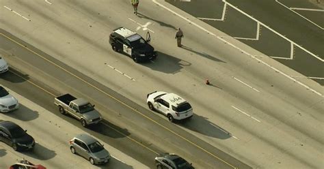 Motorcyclist Fatally Falls Off 118 Freeway Transition Ramp Cbs Los