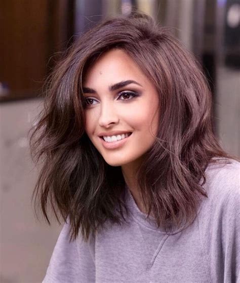 30 Modern Ways To Style A Long Bob With Bangs In 2023 In 2023 Thick Hair Styles Haircut For
