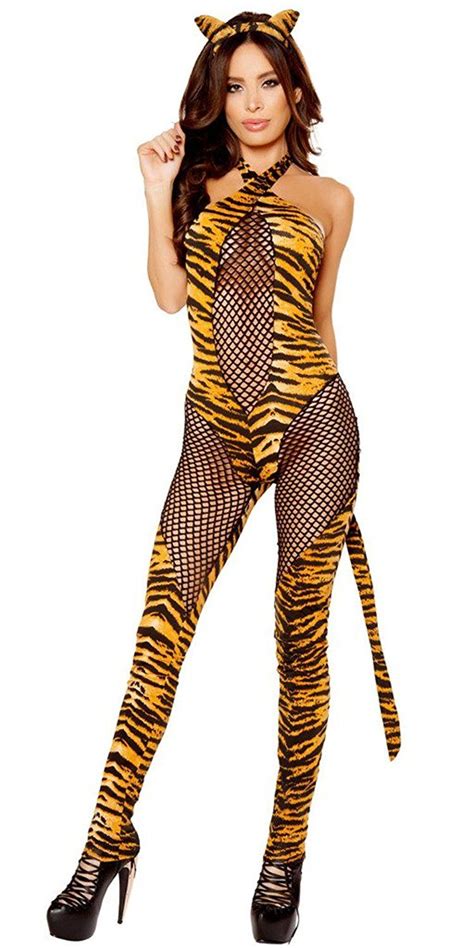 Amazon Com Jungle Book Women S Tiger Halloween Costume Clothing