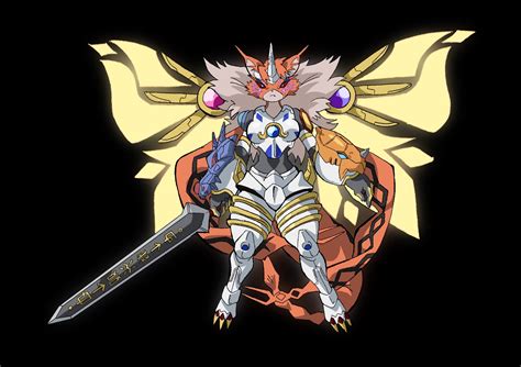 Meicrackmon Vicious Mode Omegamon Digimon Highres Armor Digimoji