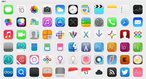 Apple Ios 7 Icon Pack Download Howtomedia Ios 7 Ios 7 Icons App