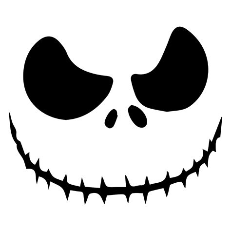 Jack o Lantern Halloween Skellington Creepy Face Wall Art Sticker