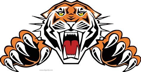 Download Tiiger Clipart Roaring Tiger Wests Tigers Logo Png