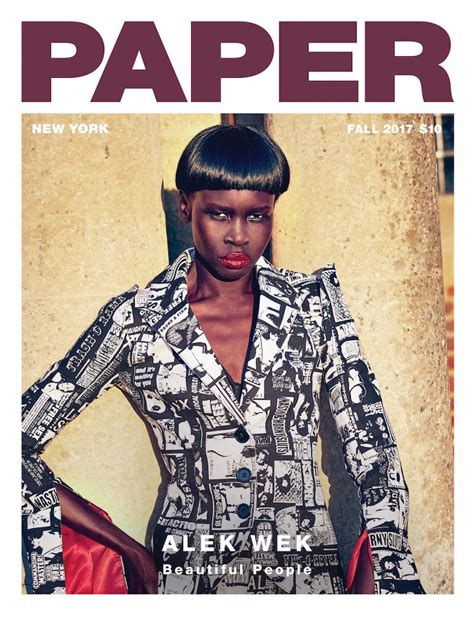 editorials alek wek covers paper magazine images by ellen von unwerth superselected black