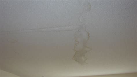 Your ceiling stain can be a result of water leaks that seeped through the ceiling and evaporated. Water Stain on Ceiling to be Fixed