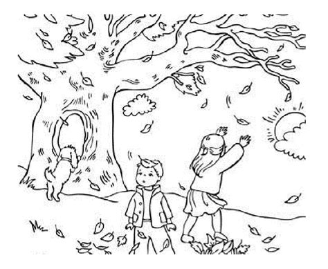 In the southern hemisphere, fall begins with the march equinox — march 20, 21 — and ends with the june solstice on june 21. Trees To Color | Coloring Pages
