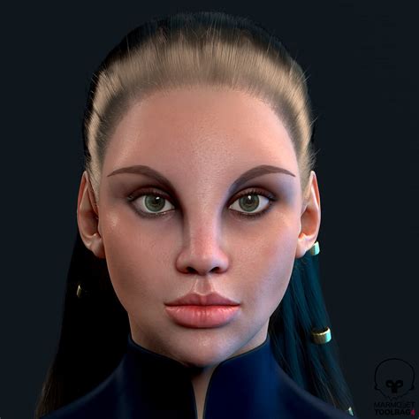 3d realistic girl character on behance