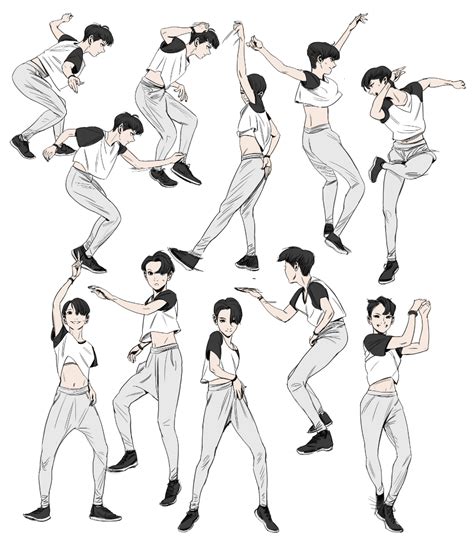 Joongcheol Kim On Twitter Dancing Drawings Art Reference Poses