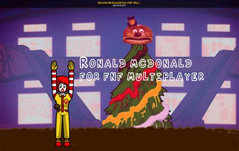 Ronald Mcdonald For Fnf Multiplayer Friday Night Funkin Mods
