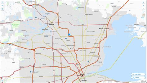 Troy Michigan Map