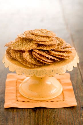 In medium bowl, combine flour, ginger, baking soda, cinnamon, nutmeg, and salt. Benne Seed Cookies | Paula Deen