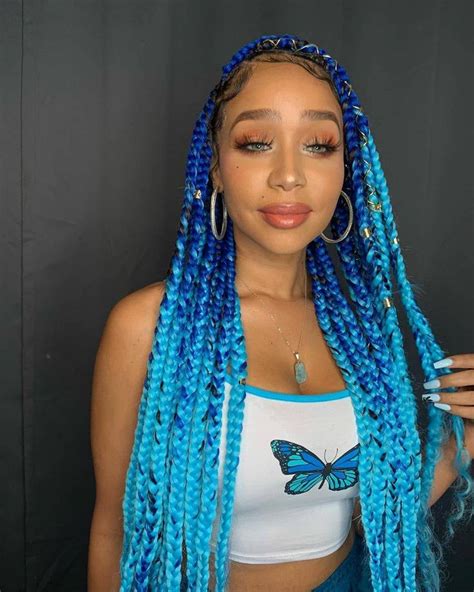 The Best Blue Braiding Hair References Dainty Costume