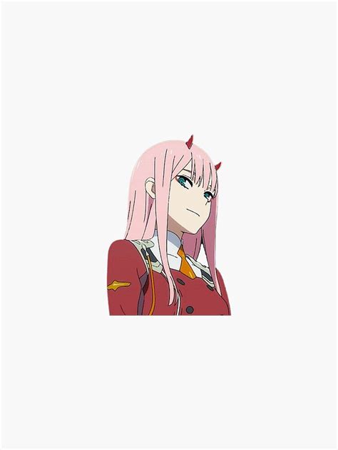 Zero Two Smiling Sticker For Sale By Animeultima Redbubble