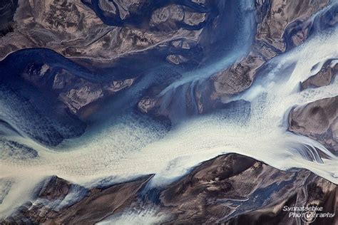 River Patterns 3 Aerials Iceland Europe Synnatschke Photography
