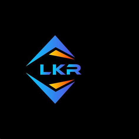 Lkr Abstract Technology Logo Design On Black Background Lkr Creative