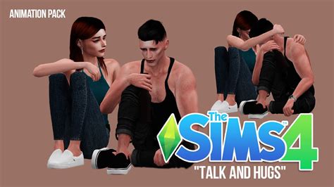 Sims 4 Animation Pack Talk And Hugs Download Youtube