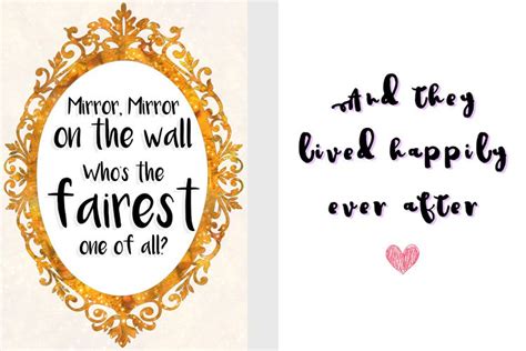 Free Disney Printables Disney Quote Prints Mirror Mirror On The Wall Whos The Fairest Of Them