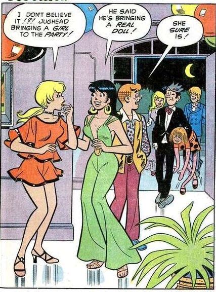 an old comic strip with two women talking to each other and one man in the background