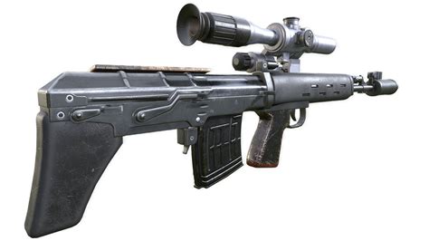 Dragunov Svu Russian Sniper Rifle 4k 3d Model By Roman Fedorenkorf 154d315 Sketchfab