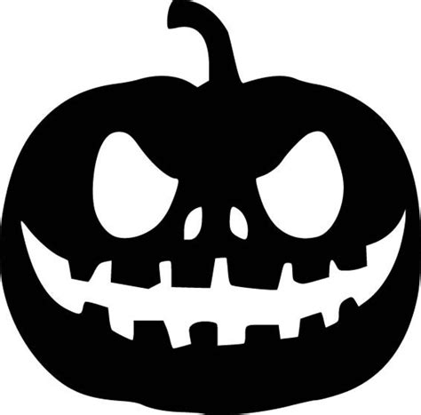 Jack O Lantern Decal Pumpkin Sticker Halloween Decor By Etsy