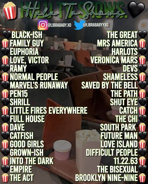 Below are some of the most popular hulu original shows hulu divides shows and movies simply by category so you can quickly find what you want to watch. Hulu TV Show Suggestions💚 in 2020 | Baddie tips, Hulu tv ...