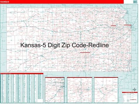 Kansas Zip Code Map From