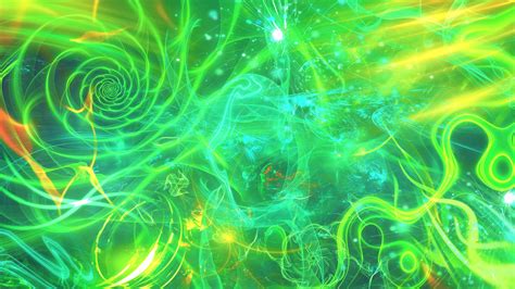 Bright Green Tangled Fractal 4k Hd Trippy Wallpapers Hd Wallpapers