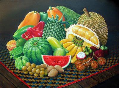 Dapatkan bermacam contoh kertas lukisan buah buahan untuk mewarna. Khasiat Buah-Buahan Tempatan