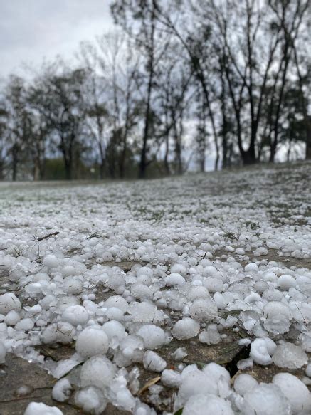 After Bushfire Hailstorm Hits Australia Golf Ball Sized Hailstones