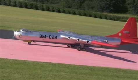 Worlds Largest Rc Bomber Modeled After B 36 Has 19 Foot Wingspan