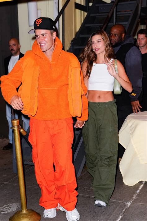 Hailey Bieber And Justin Bieber Spotted At Cipriani After Justins Concert At Barclays Center In