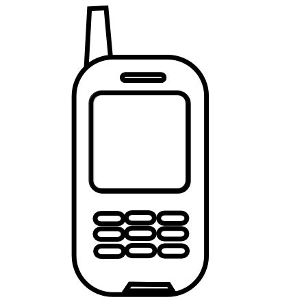 Earphones icon, ear phones icon. Alloy Toy Mobile Phone Black | Clipart Panda - Free ...