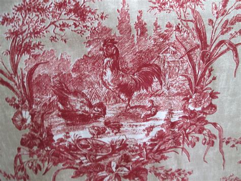 46 Waverly Red Toile Wallpaper